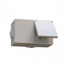 Combinatie priza+intrerupator simplu PT Hager-Polo